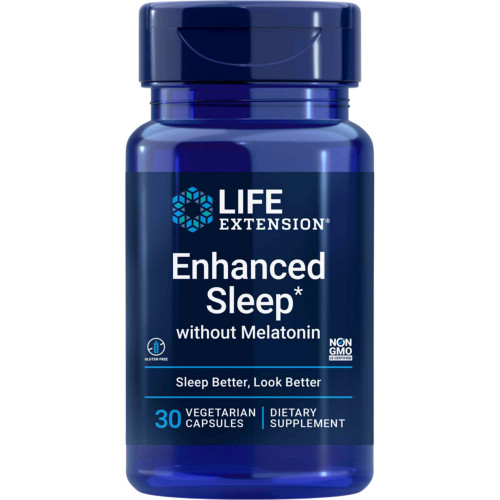 Enhanced Natural Sleep without Melatonin 30c by Life Extension