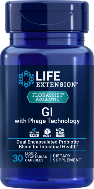 FLORASSIST GI with Phage Technology 30c by Life Extension
