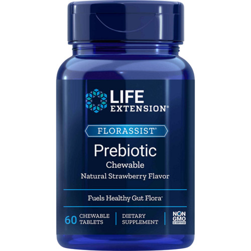 FLORASSIST Prebiotic Chewable 60t by Life Extension
