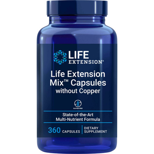 Life Extension Mix Capsules without Copper 360c by Life Extension