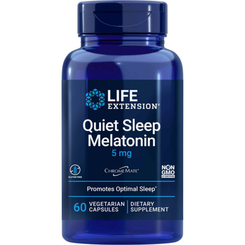 Quiet Sleep Melatonin 5mg 60c by Life Extension