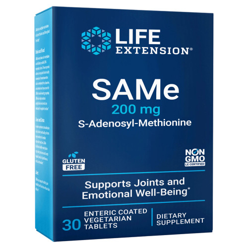 SAMe (S-Adenosyl-Methionine) 200mg 30t by Life Extension