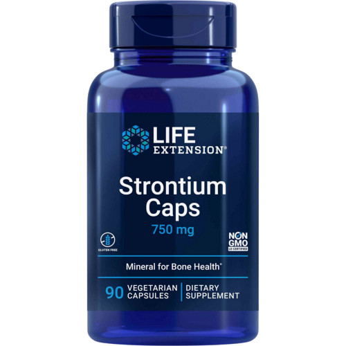 Strontium Caps 750mg 90c by Life Extension