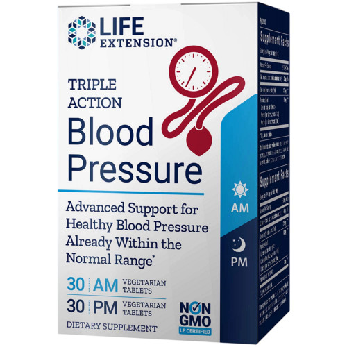 Triple Action Blood Pressure 60t by Life Extension