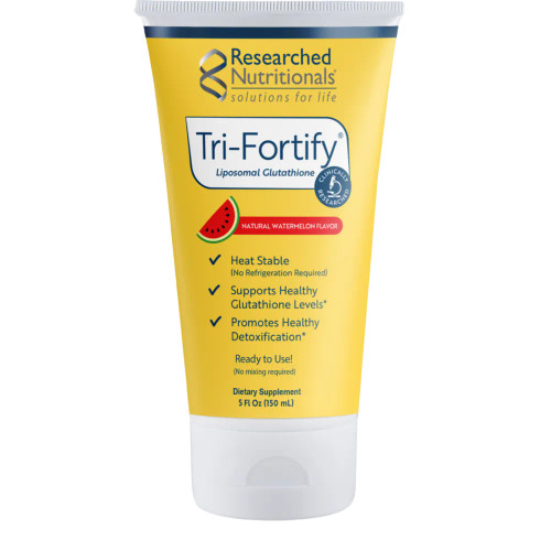 Tri-Fortify Liposomal Glutathione Watermelon 5 fl.oz. by Researched Nutritionals