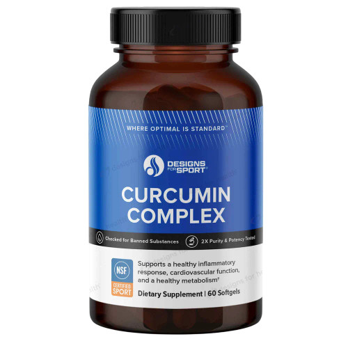 Curcumin Complex 60 Softgels by Desings for Sport
