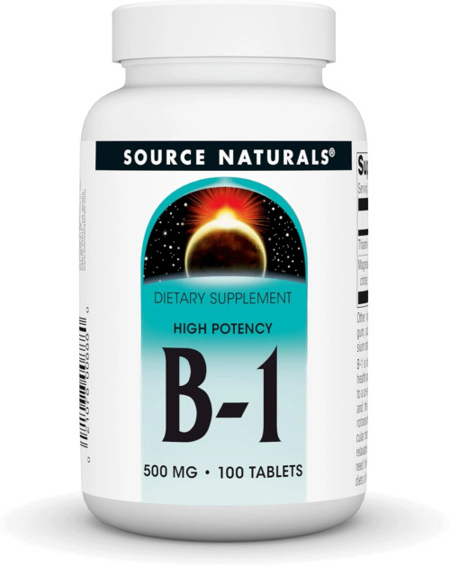 Vitamin B-1 100mg 100t by Source Naturals