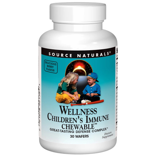 Wellness Children's Immune Chewable 30w by Source Naturals
