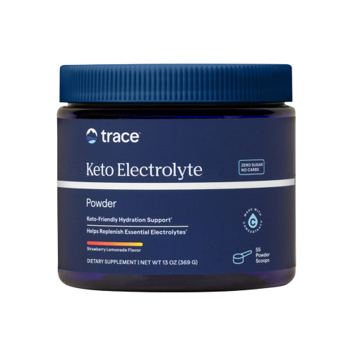 Keto Electrolyte Powder Strawberry Lemonade 13oz by Trace Minerals Research