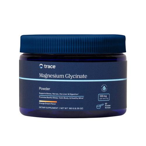 Magnesium Glycinate Powder Orange Dream 6.3oz by Trace Minerals Research