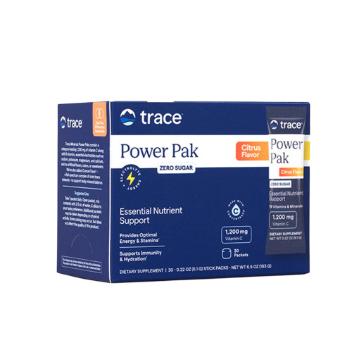Power Pak Citrus Sugar Free 30pack by Trace Minerals Research