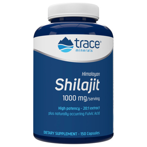 Shilajit Capsule 1000mg 150c by Trace Minerals Research