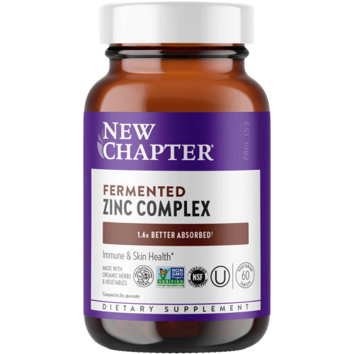Fermented Zinc Complex 60t by New Chapter