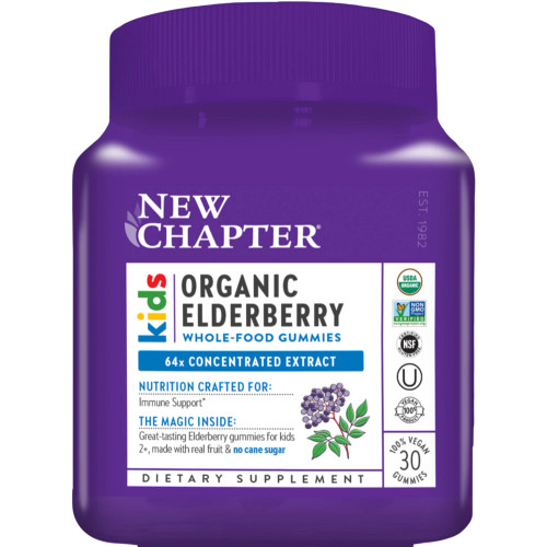 Kids Organic Elderberry Gummies 30ct by New Chapter
