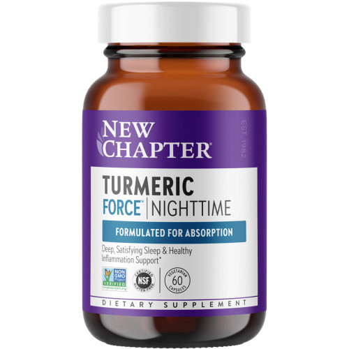 Turmeric Force Nighttime 60c by New Chapter