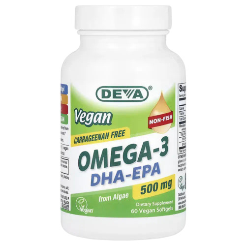 Vegan DHA-EPA 500mg by Deva Nutrition