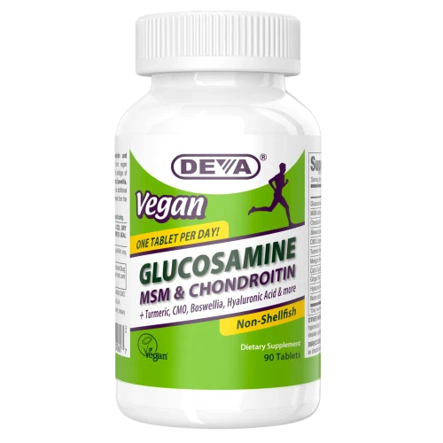 Vegan Glucosamine-Chondroitin-MSM - 90 Tablets by Deva Nutrition