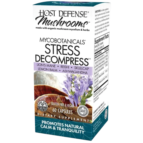 MycoBotanicals Stress Decompress 60c by Host Defense