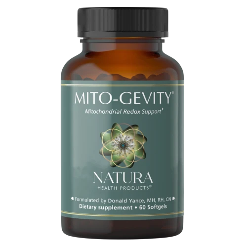 Mito-Gevity Mitochondrial Redox Support 60sg by Natura Health Products