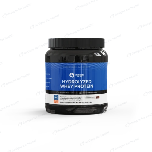 Hydrolyzed Whey Protein Chocolate 620g by Designs for Health