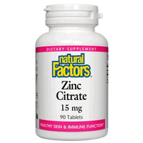 Zinc Citrate 90 tablets by natural factors