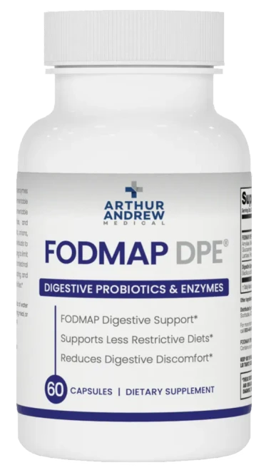 FODMAP DPE, Fermentable Food Intolerance Relief 60 Capsules by Arthur Andrew Medical