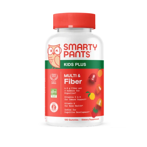 Kids Plus Multi & Fiber 120ct by SmartyPants Vitamins