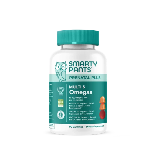 Prenatal Plus Multi & Omegas 90ct by SmartyPants Vitamins