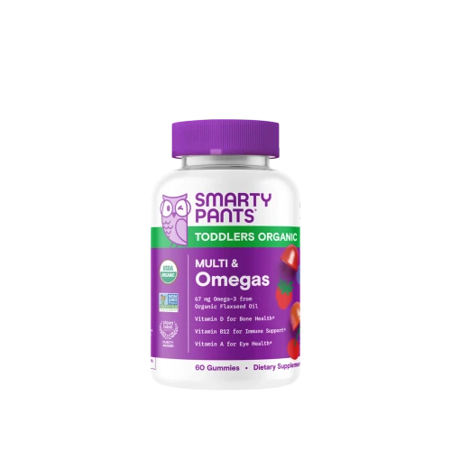 SmartyPants Organics Toddler Formula 60ct by SmartyPants Vitamins
