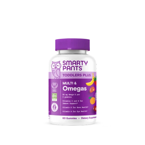 Toddler Plus Multi & Omegas 60ct by SmartyPants Vitamins