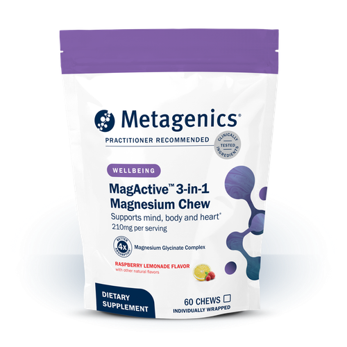MagActive 3-in-1 Magnesium Chews 60ct by Metagenics