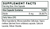 Biotin-8 (8000mcg) 60c by Thorne supplement facts