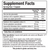 GTA-Forte II 90C - Supplement Facts