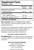 Lipid-X 60T - Supplement Facts