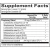 FloraBoost by Ortho Molecular Products - Supplement Facts Label