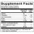 IgG Protect Powder 30 SVG by Ortho Molecular Products - Supplement Facts Label