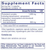 CholestePure by Pure Encapsulations label