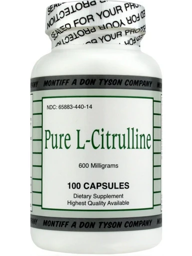 Pure L-Citrulline 600mg 100c by Montiff
