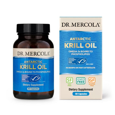 Dr. Mercola, Aceite de krill para niños, 30 porciones (60 cápsulas), fuente  de ácidos grasos Omega 3, certificado MSC, sin OMG, sin soja, sin gluten