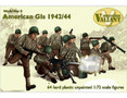 Valiant Miniatures 1/72 American GIs 1942-44 Model Figures   Valiant Miniatures 1/72 American GIs 1942-44 Model Figures