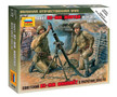  Zvezda 1/72 Soviet 82mm Mortar with Crew 
