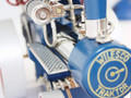  Wilesco D405 Live Steam Traction Engine Blue and Red 