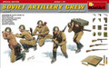  MiniArt 1/35 Soviet Artillery Crew Model Figures 