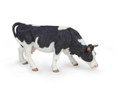  Papo Toys Black and White Grazing Cow 