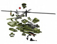  Airfix Quick Build Apache Helicopter 