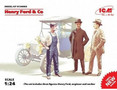 Icm ICM 1/24 Henry Ford & Co 3 Figure Set 