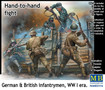  Master Box 1/35 Hand to Hand Fight German & British Infantry 