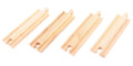  BigJigs Medium Straight Track x 4 