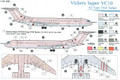 Roden 1/144 Vickers Super VC10 K3 Type 1164 Tanker Model Kit   Roden 1/144 Vickers Super VC10 K3 Type 1164 Tanker Model Kit