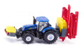  Siku 1/87 New Holland Tractor Crop Sprayer Diecast Model 